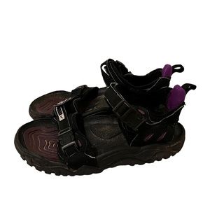 Nike ACG Shoes | Nike Air ACG Deschutz Open Toe Sport Adventure Sandals Mens Size 6 Womens Sz 7.5 | Color: Black/Purple | Size: 7.5 | Heartmom14's